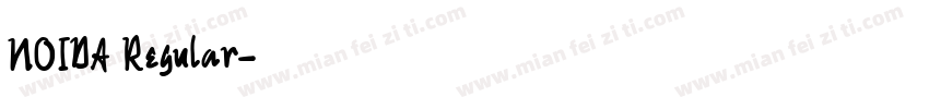 NOIDA Regular字体转换